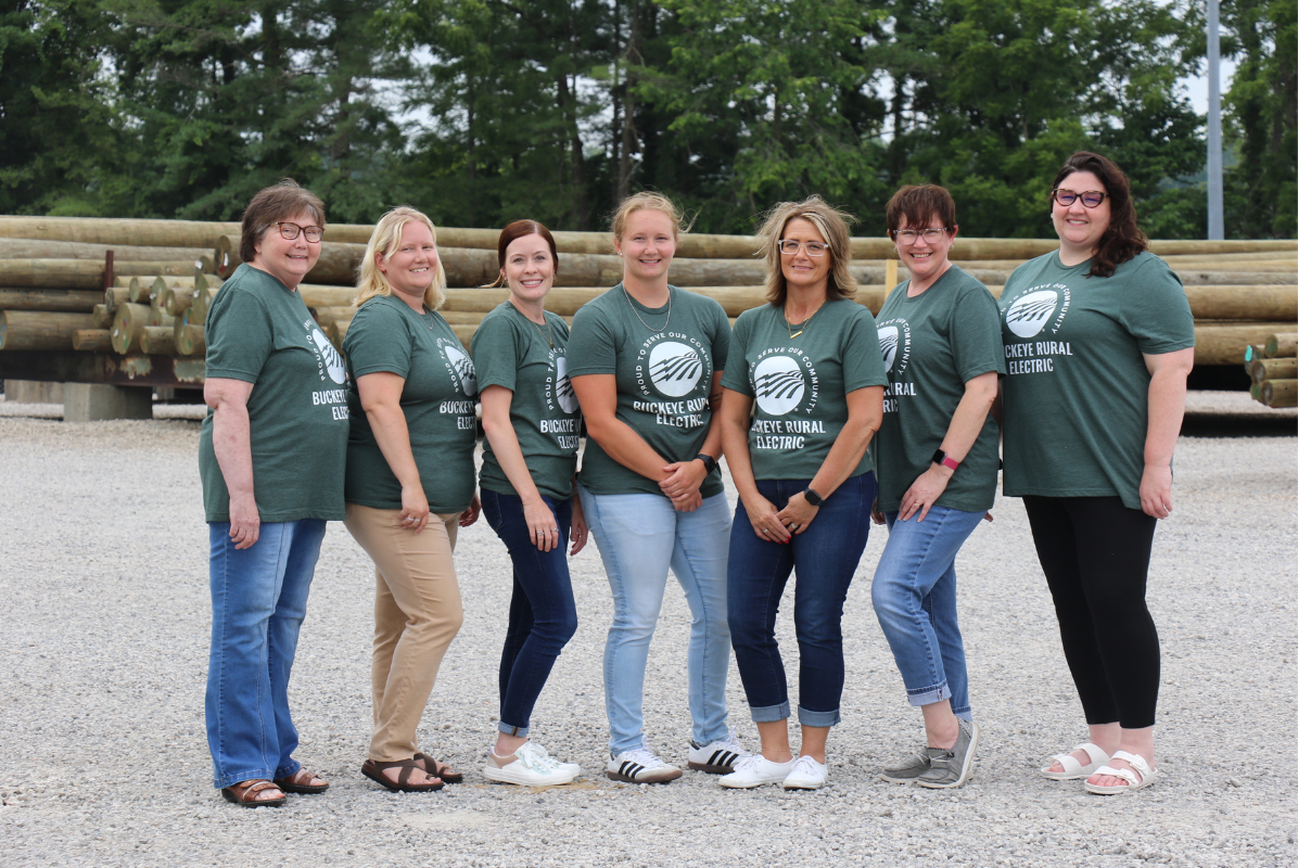 A group of women posing