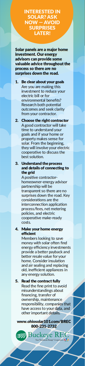 Graphic for those Interested in Solar Energy